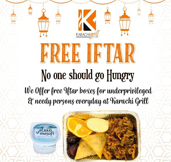  A Dubai restaurant is giving away FREE iftar for underprivileged and needy people