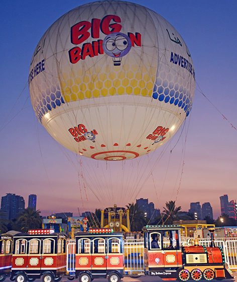  The Big Balloon Ride Announces FREE Train Ride for Kids and Complimentary Henna for Ladies this Eid Al Adha