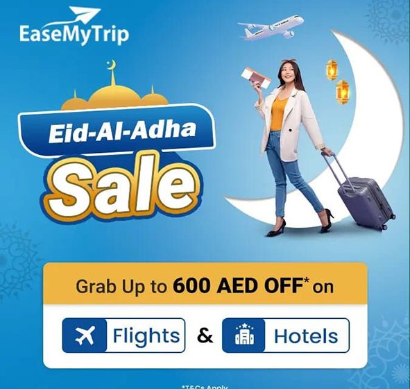  EaseMyTrip announces Eid Al-Adha Discounts on Flights, Hotels, and Holiday Packages