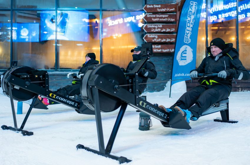  UAE-based rowers train at Ski Dubai in final training session ahead of Arctic Challenge