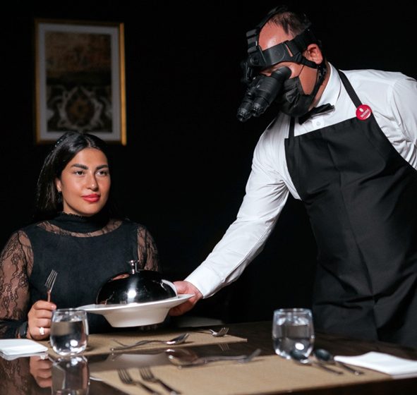  Bab Al Qasr Hotel Celebrates Three Years of Culinary Mystique of Fresh Basil’s Pitch Black Dining