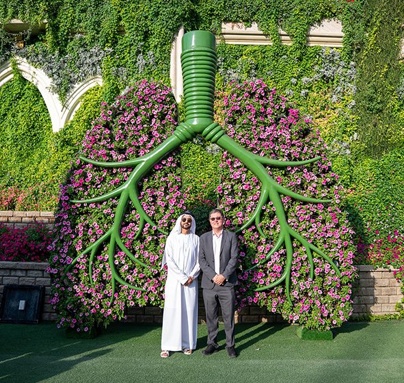  Dubai Miracle Garden Blooms with Hope as Boehringer Ingelheim Concludes Interstitial Lung Disease Awareness Campaign