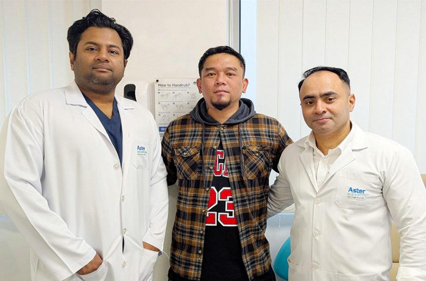  40-Year-Old Filipino Patient with Cricket Ball-Sized Jaw Tumor Successfully Treated with Microvascular Surgery Using Bone from the Leg at Aster Hospital Mankhool